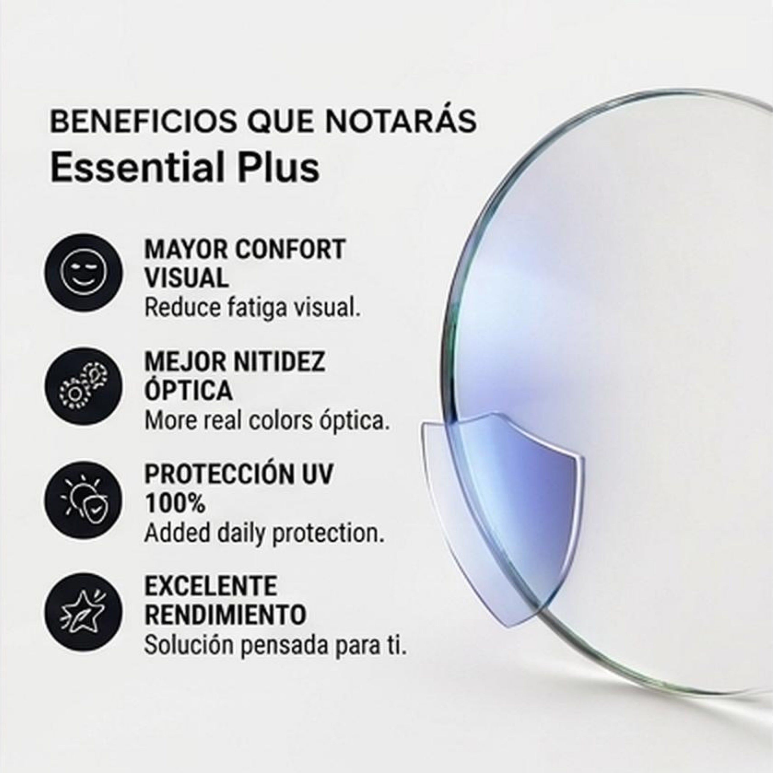 Essential Plus | Más posibilidades para una visión excepcional.