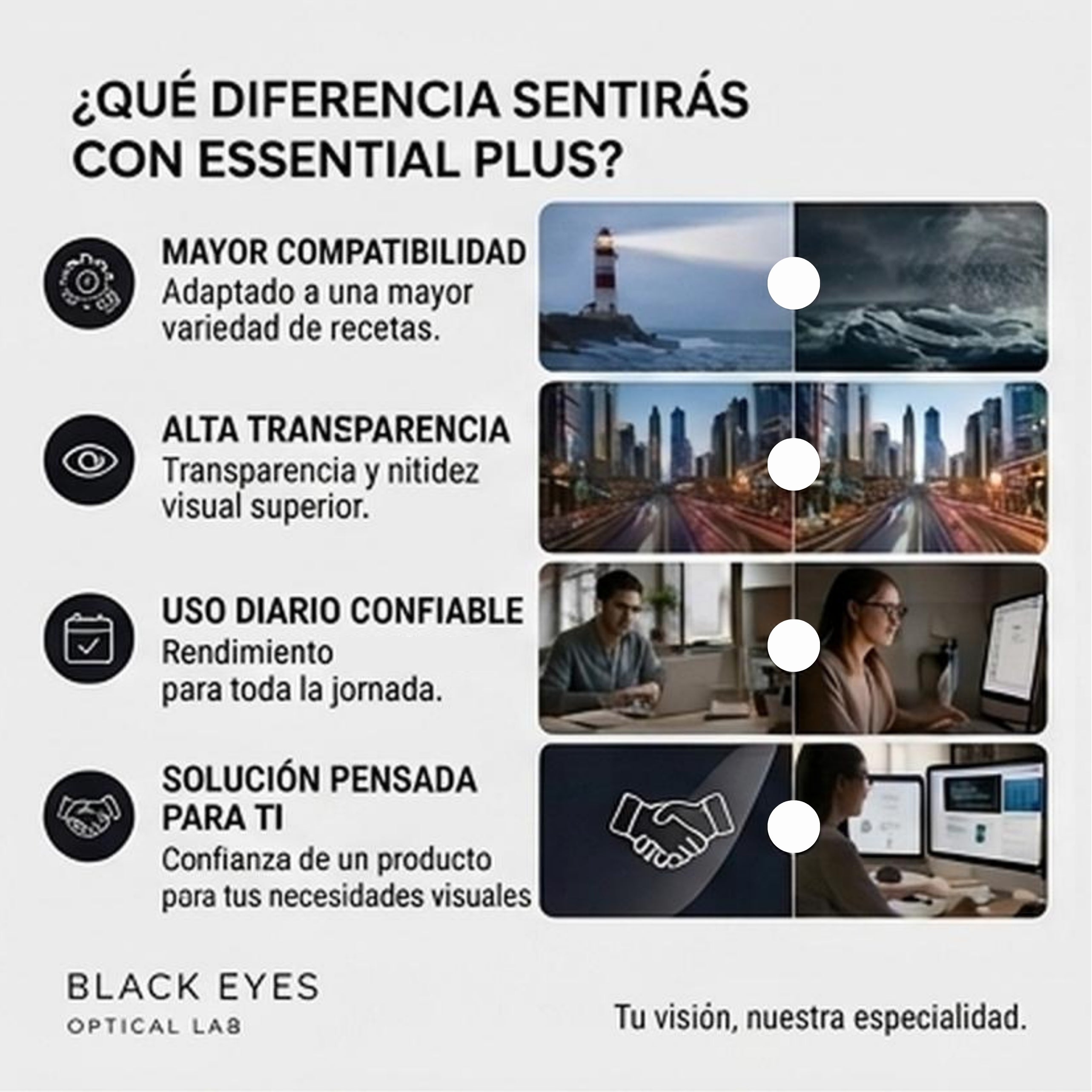 Essential Plus | Más posibilidades para una visión excepcional.