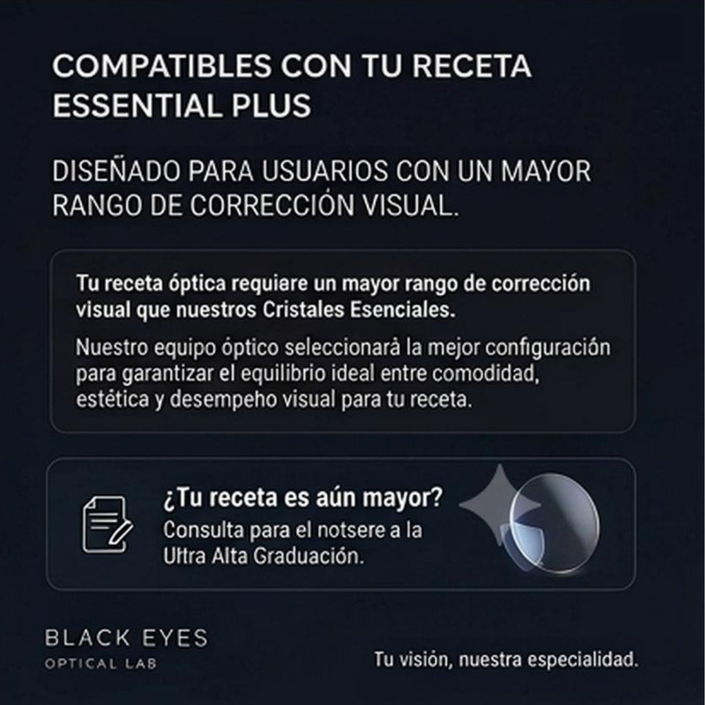 Essential Plus | Más posibilidades para una visión excepcional.