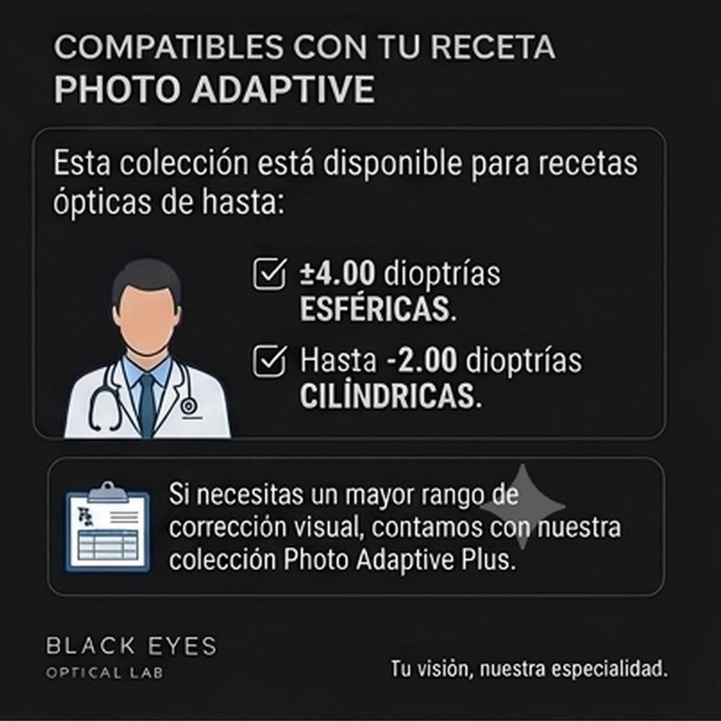 Photo Adaptive - CAFÉ -| Un solo par de lentes para todo tu día.