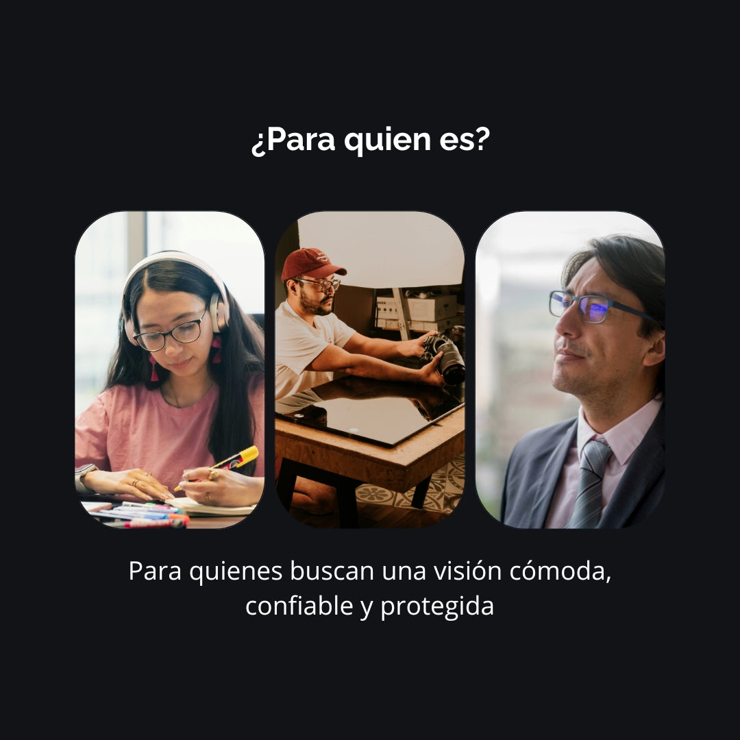 Cristales Esenciales | Comodidad y protección para todos los días