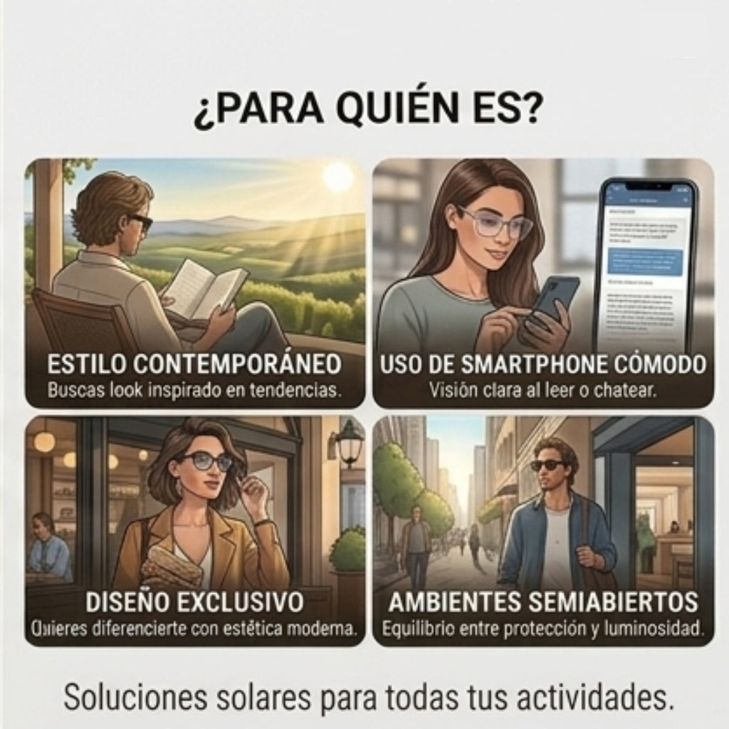 Gradient Vision | Estilo, comodidad y protección en perfecta armonía.
