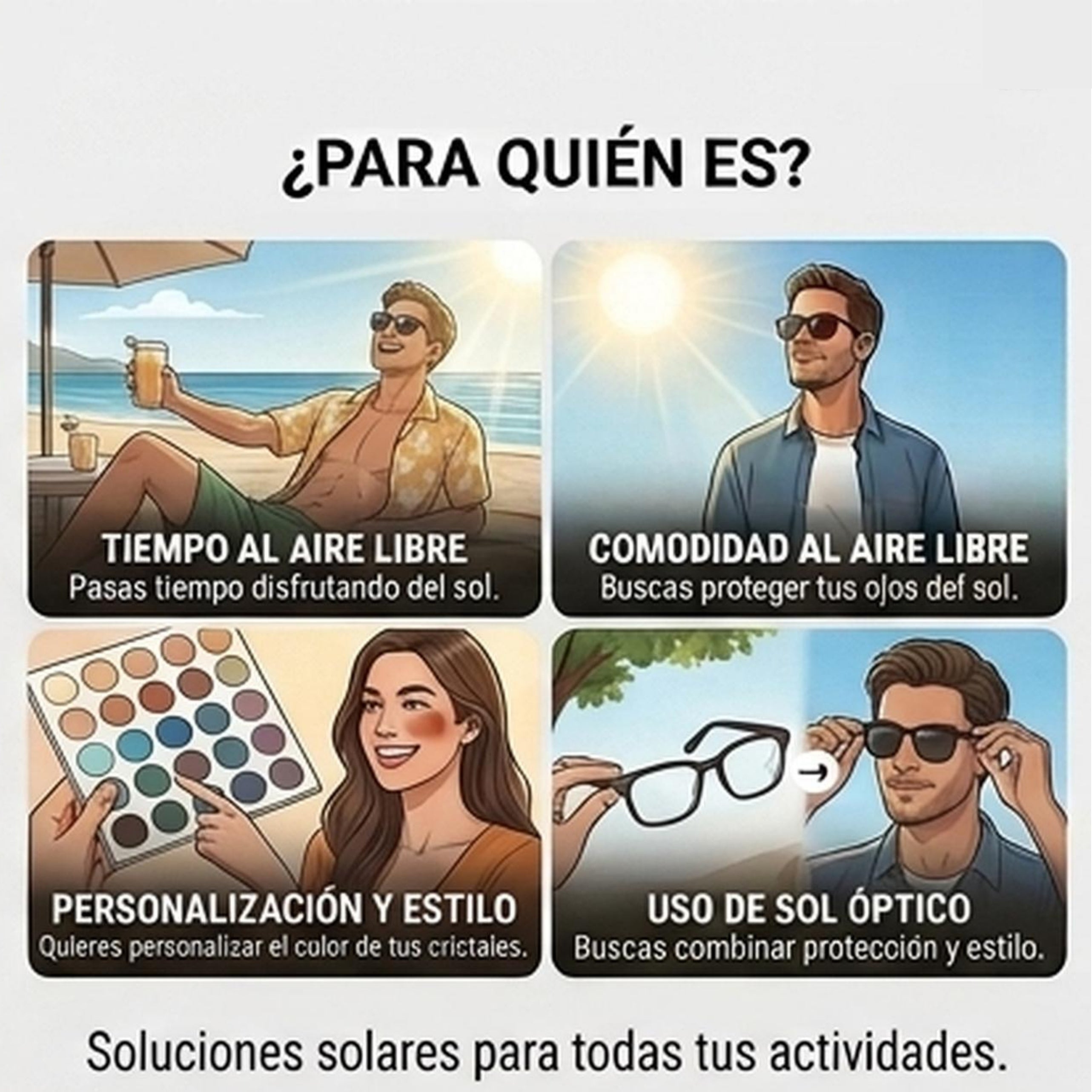 Sun Vision | Diseñados para disfrutar cada momento bajo el sol.
