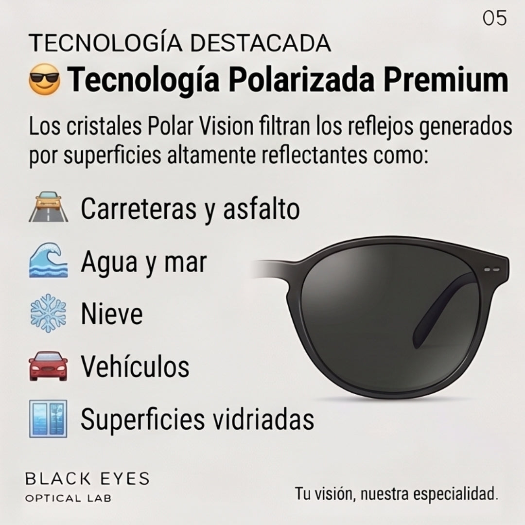 Polar Vision | Máxima protección y claridad bajo el sol.
