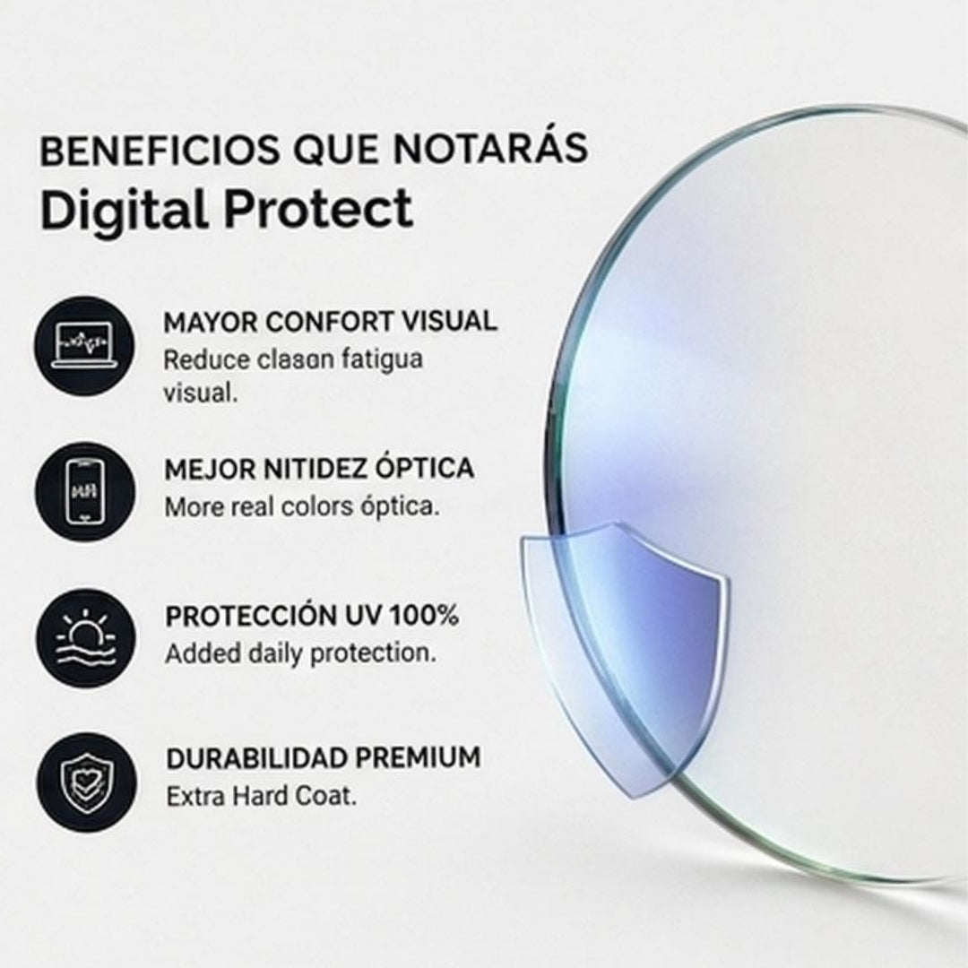 Digital Protect | Tecnología óptica diseñada para tu vida digital.
